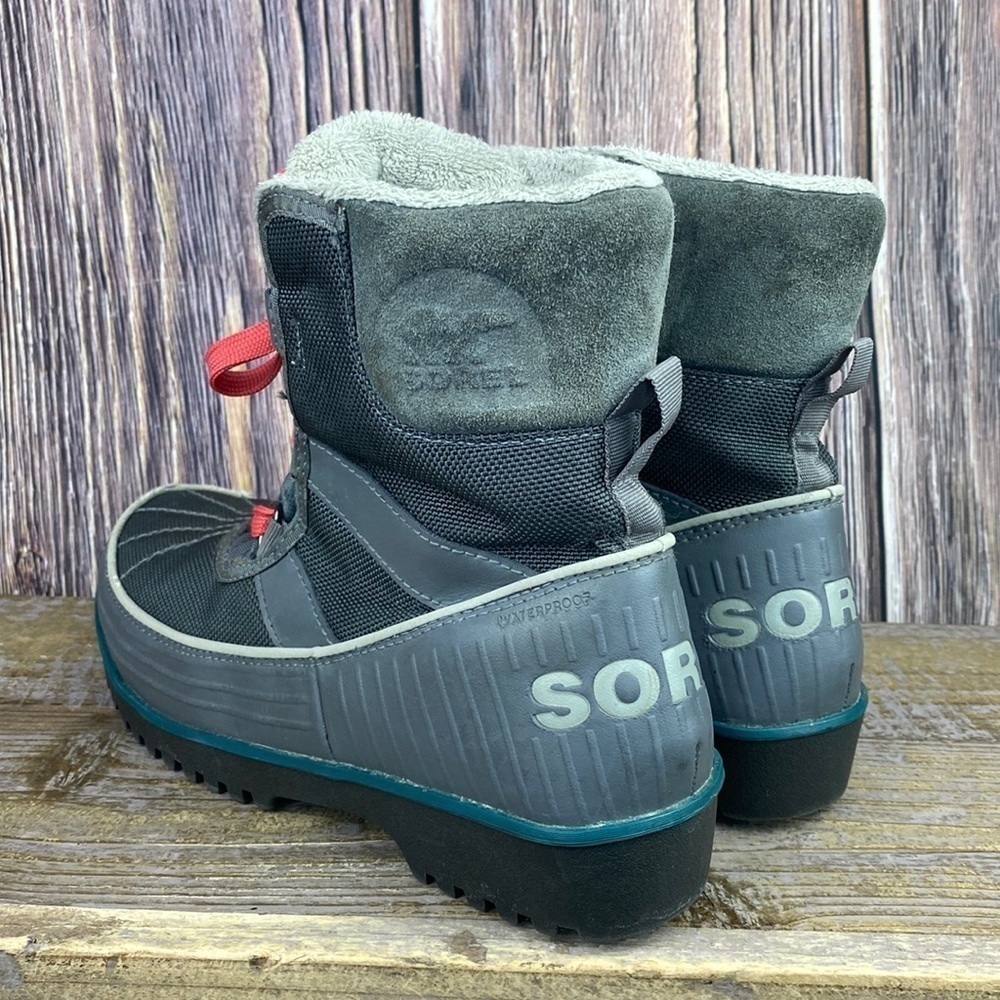 Woman’s Sorel Tivoli II City Gray Waterproof Fleece Lined Boots- Size 6.5